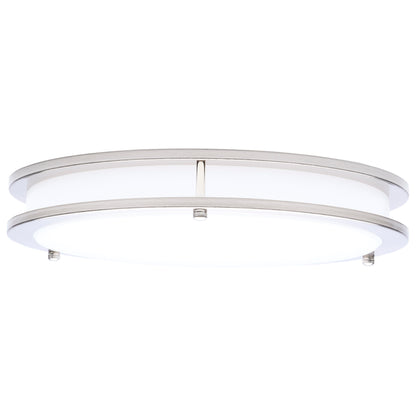 Nuvo 62-1876 Glamour, LED 13 Inch Flush Mount, Brushed Nickel Finish
