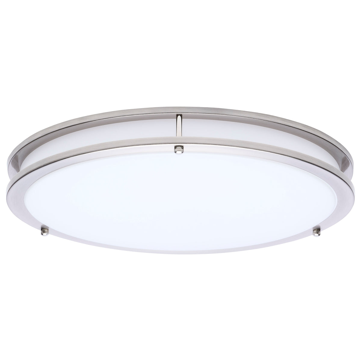 Nuvo 62-1877 Glamour, LED 17 Inch Flush Mount, Brushed Nickel Finish