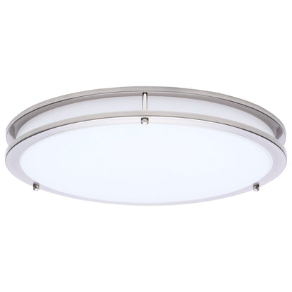 Nuvo 62-1877 Glamour, LED 17 Inch Flush Mount, Brushed Nickel Finish