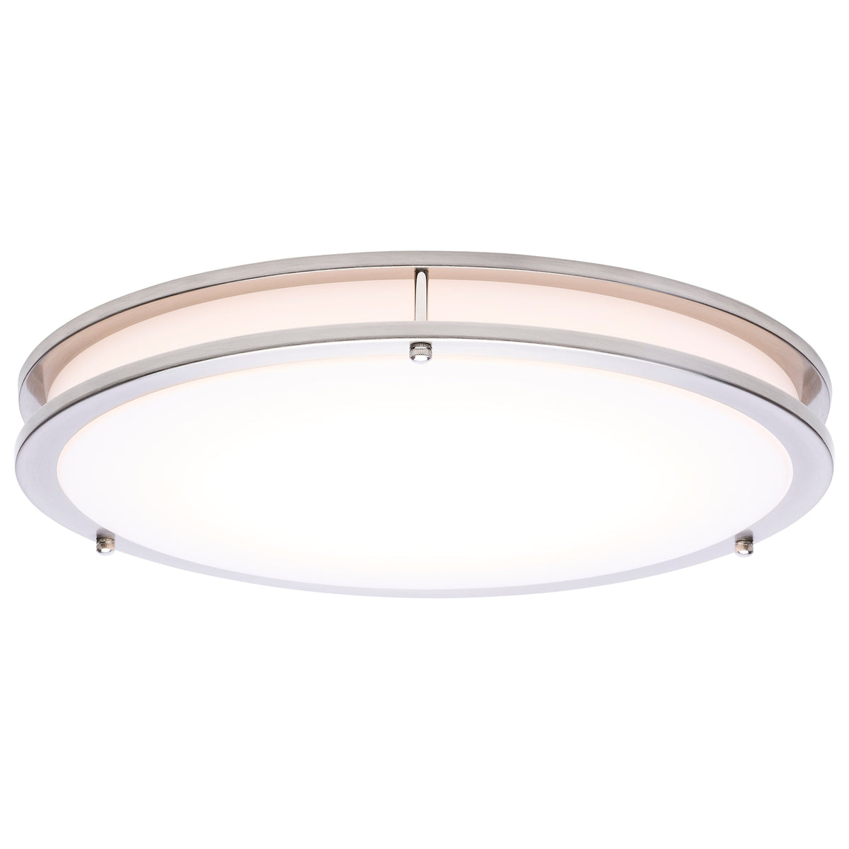 Nuvo 62-1877 Glamour, LED 17 Inch Flush Mount, Brushed Nickel Finish