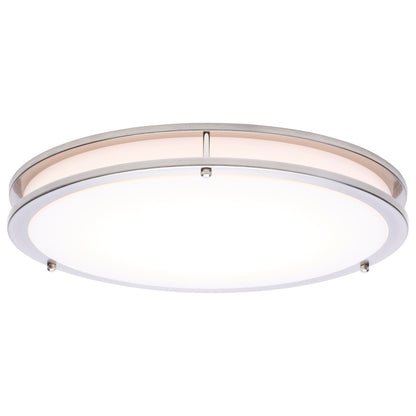 Nuvo 62-1877 Glamour, LED 17 Inch Flush Mount, Brushed Nickel Finish