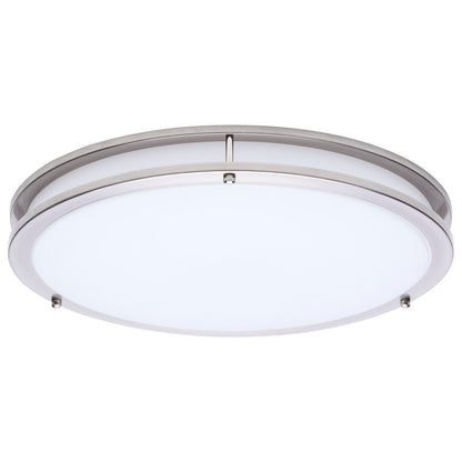Nuvo 62-1877 Glamour, LED 17 Inch Flush Mount, Brushed Nickel Finish