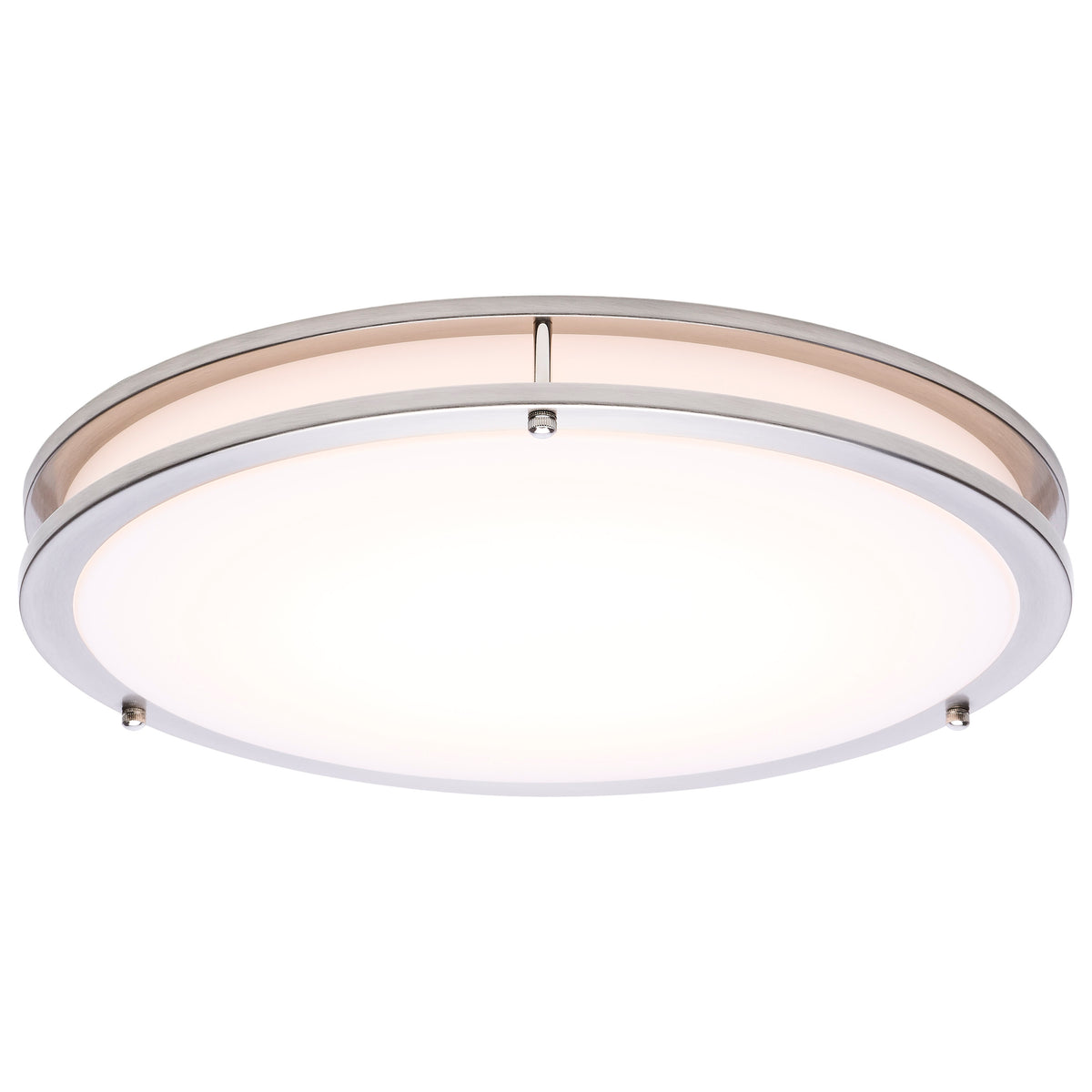 Nuvo 62-1877 Glamour, LED 17 Inch Flush Mount, Brushed Nickel Finish
