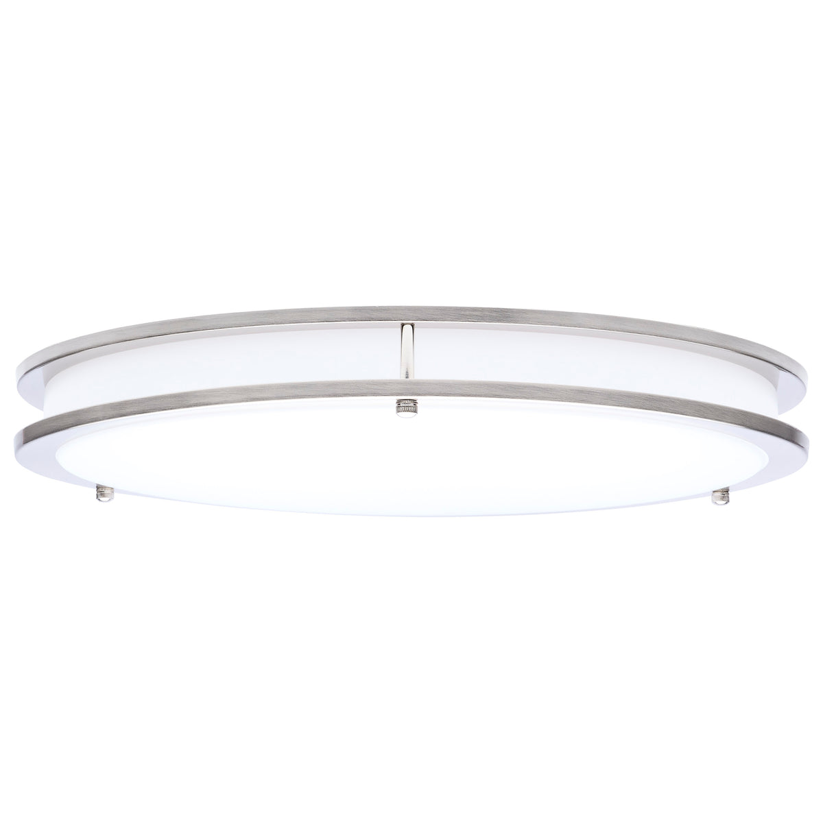 Nuvo 62-1877 Glamour, LED 17 Inch Flush Mount, Brushed Nickel Finish