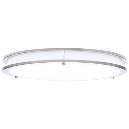 Nuvo 62-1877 Glamour, LED 17 Inch Flush Mount, Brushed Nickel Finish