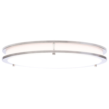 Nuvo 62-1877 Glamour, LED 17 Inch Flush Mount, Brushed Nickel Finish