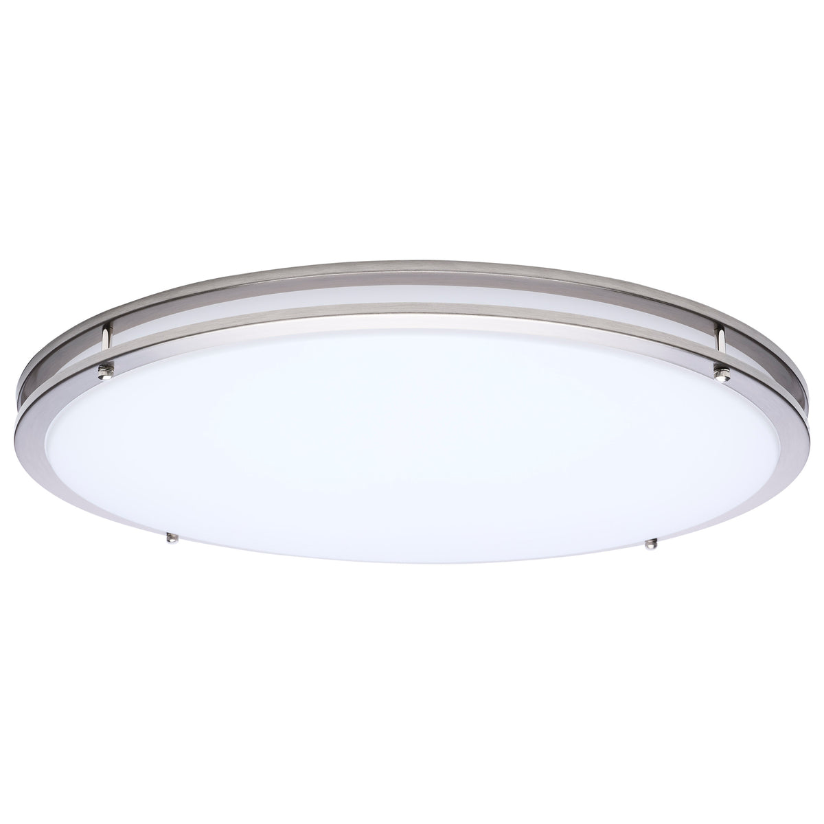 Nuvo 62-1878 Glamour, LED 24 Inch Flush Mount, Brushed Nickel Finish