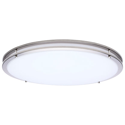 Nuvo 62-1878 Glamour, LED 24 Inch Flush Mount, Brushed Nickel Finish