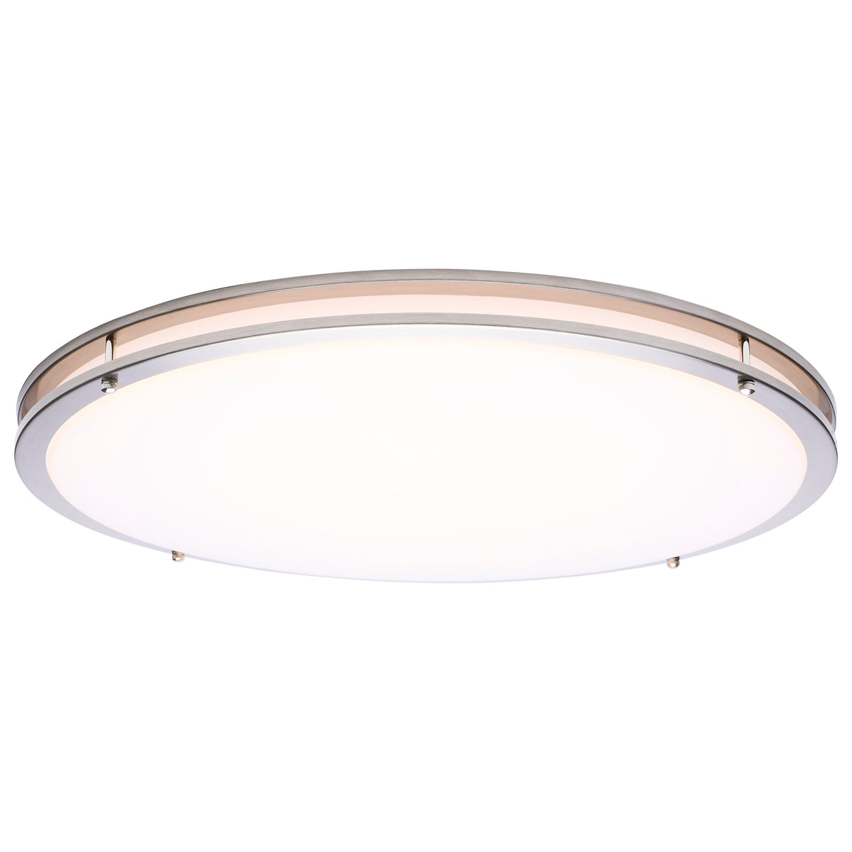 Nuvo 62-1878 Glamour, LED 24 Inch Flush Mount, Brushed Nickel Finish