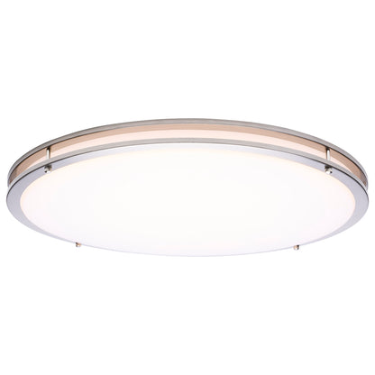 Nuvo 62-1878 Glamour, LED 24 Inch Flush Mount, Brushed Nickel Finish