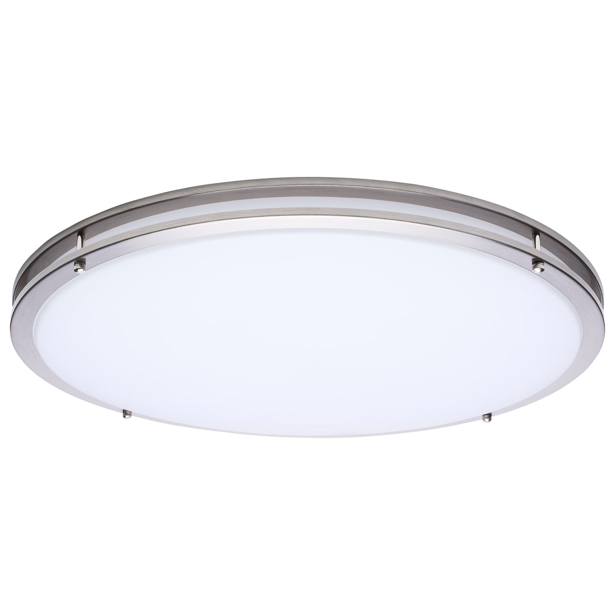 Nuvo 62-1878 Glamour, LED 24 Inch Flush Mount, Brushed Nickel Finish