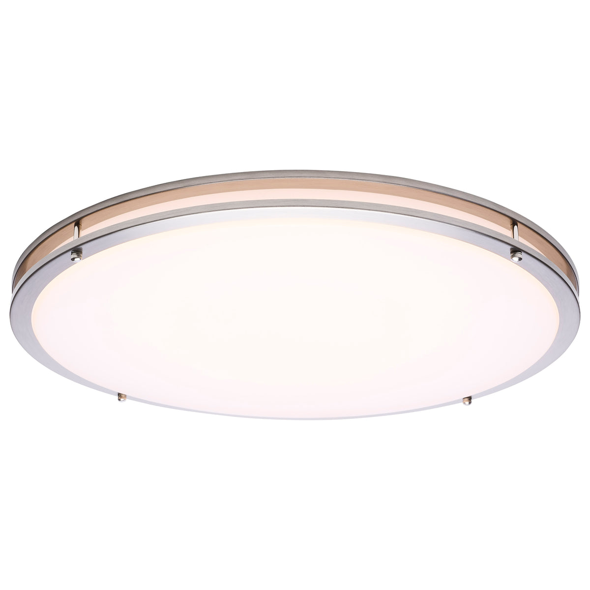 Nuvo 62-1878 Glamour, LED 24 Inch Flush Mount, Brushed Nickel Finish
