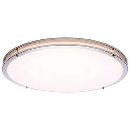Nuvo 62-1878 Glamour, LED 24 Inch Flush Mount, Brushed Nickel Finish