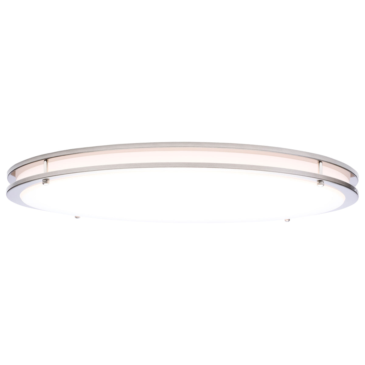 Nuvo 62-1878 Glamour, LED 24 Inch Flush Mount, Brushed Nickel Finish
