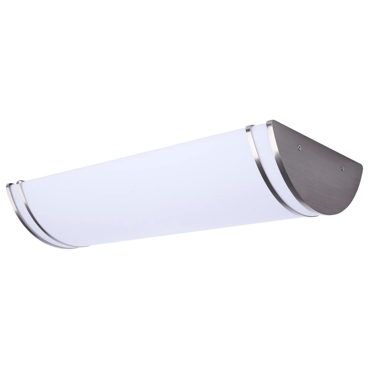 Nuvo 62-1879 Glamour, LED 25 Inch Linear Flush Mount, Brushed Nickel Finish
