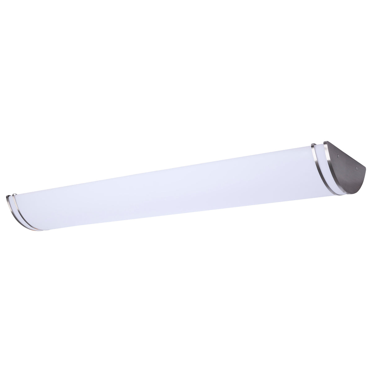 Nuvo 62-1880 Glamour, LED 50 Inch Linear Flush Mount, Brushed Nickel Finish