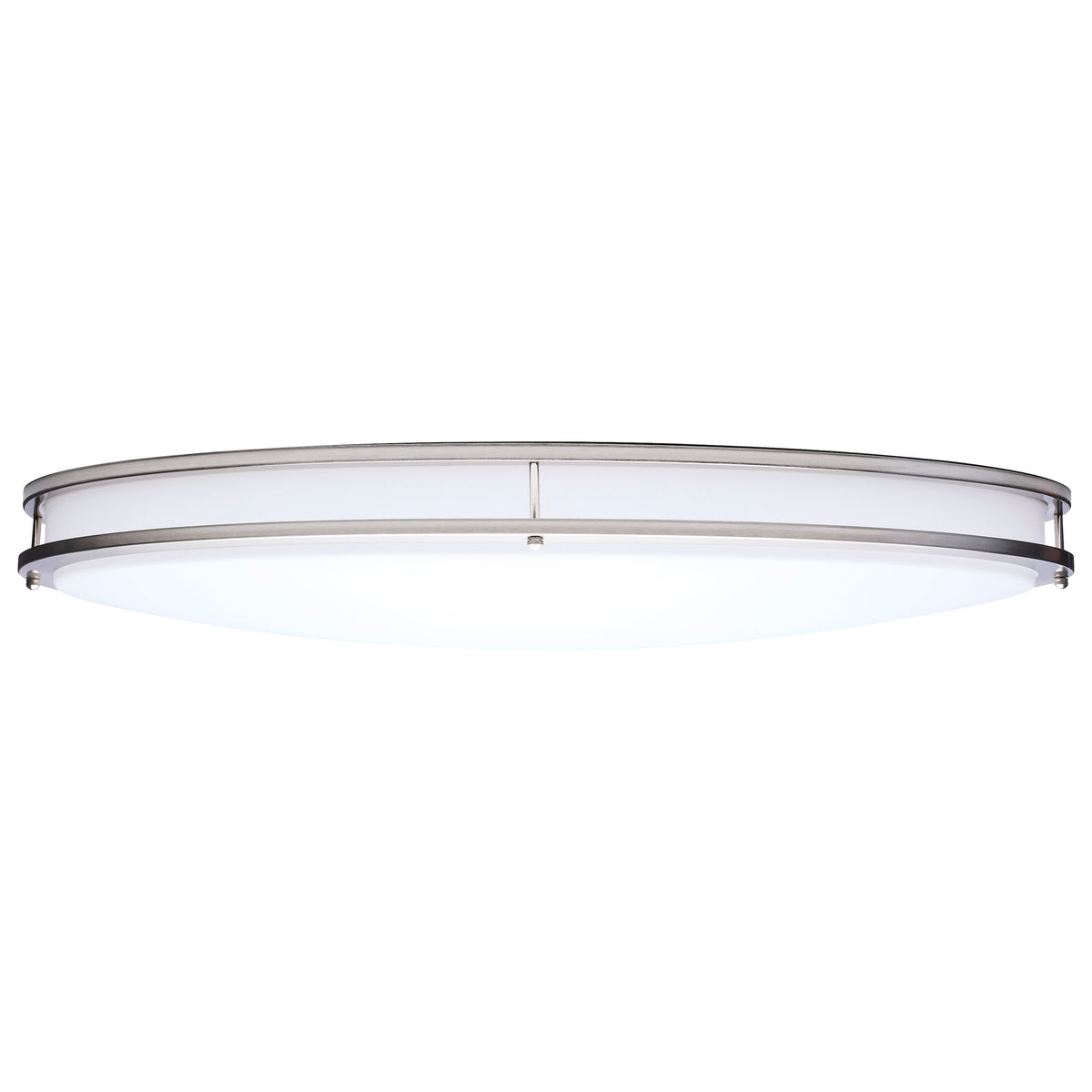 Nuvo 62-1881 Glamour, LED 32 Inch Oval Flush Mount, Brushed Nickel Finish