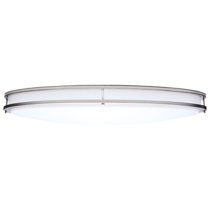 Nuvo 62-1881 Glamour, LED 32 Inch Oval Flush Mount, Brushed Nickel Finish