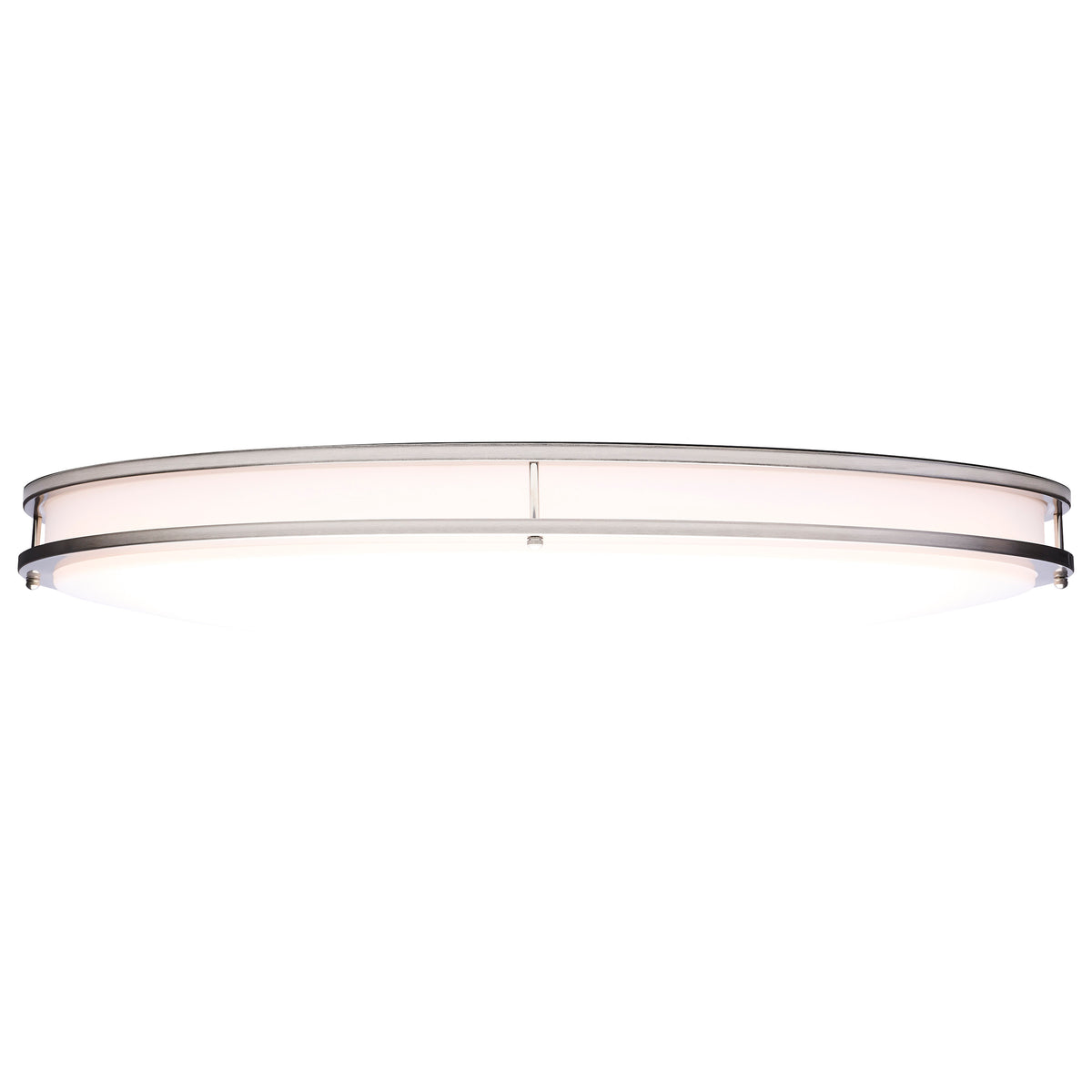 Nuvo 62-1881 Glamour, LED 32 Inch Oval Flush Mount, Brushed Nickel Finish