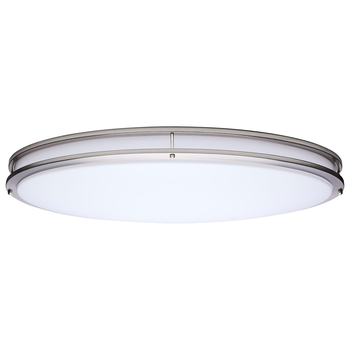 Nuvo 62-1881 Glamour, LED 32 Inch Oval Flush Mount, Brushed Nickel Finish