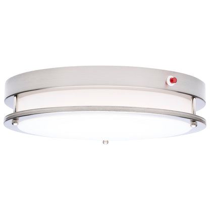 Nuvo 62-1890 Glamour, 13 Inch LED Flush Mount, Emergency Battery