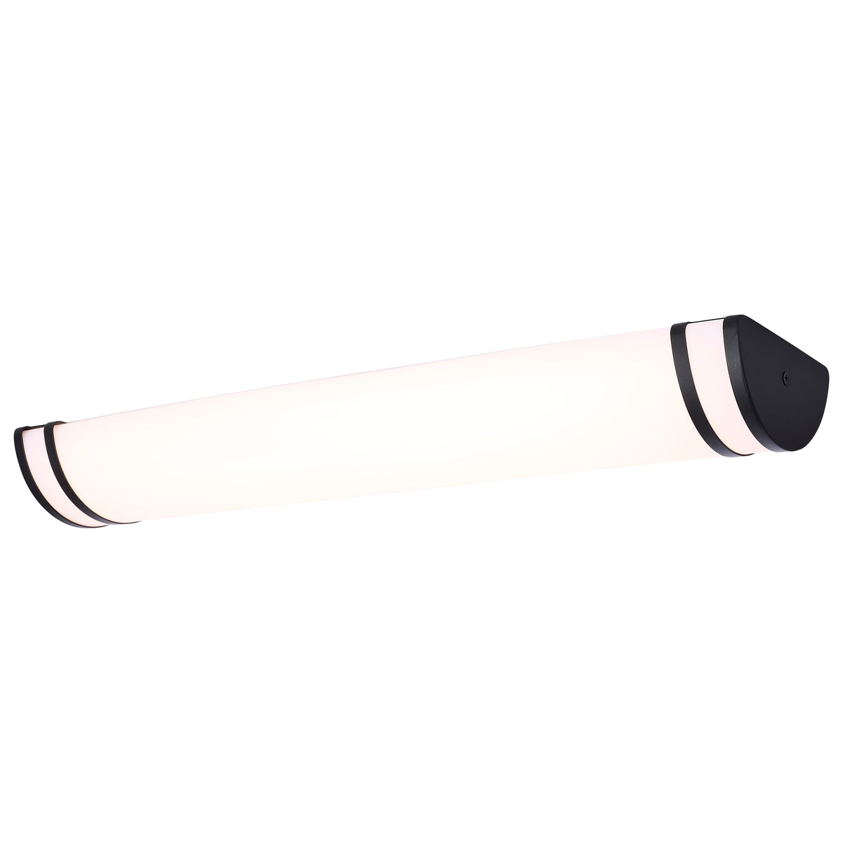 Nuvo 62-1971 Glamour, LED 25 Inch Vanity, Black Finish
