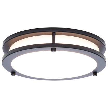 Nuvo 62-1975 Glamour, LED 10 Inch Flush Mount, Black Finish