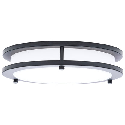 Nuvo 62-1975 Glamour, LED 10 Inch Flush Mount, Black Finish
