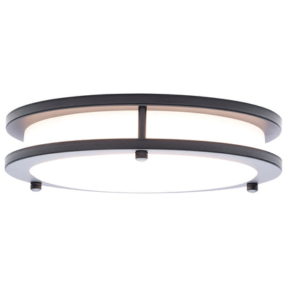 Nuvo 62-1975 Glamour, LED 10 Inch Flush Mount, Black Finish