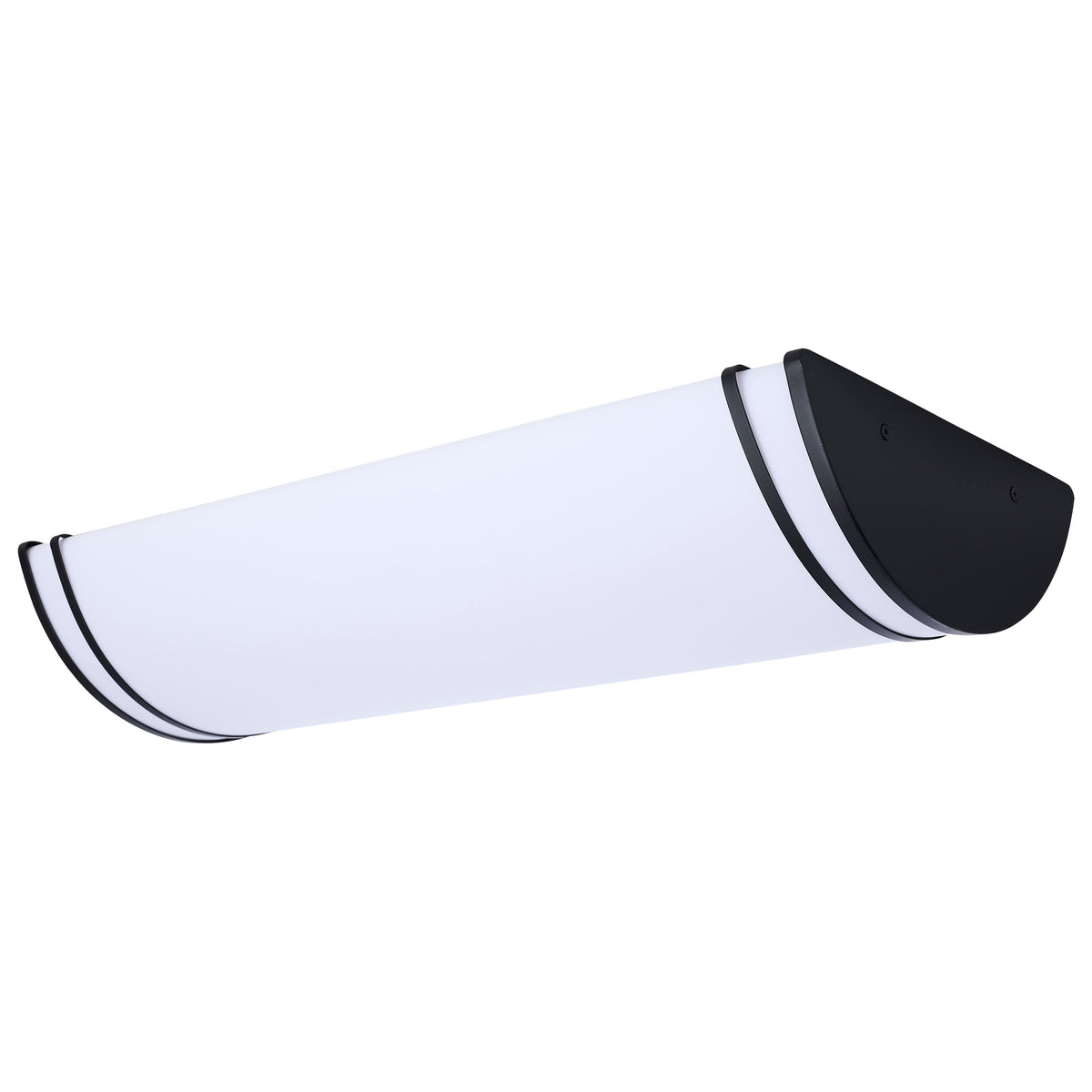 Nuvo 62-1979 Glamour, LED 25 Inch Linear Flush Mount, Black Finish