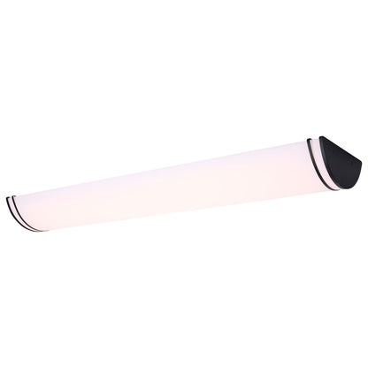 Nuvo 62-1980 Glamour, LED 50 Inch Linear Flush Mount, Black Finish