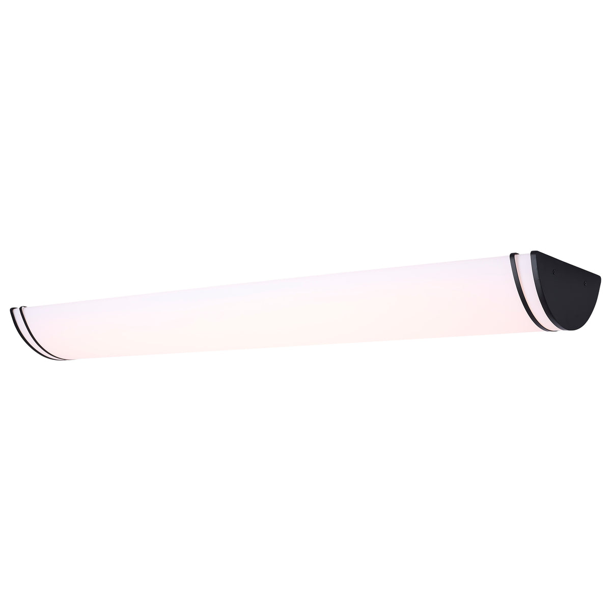 Nuvo 62-1980 Glamour, LED 50 Inch Linear Flush Mount, Black Finish