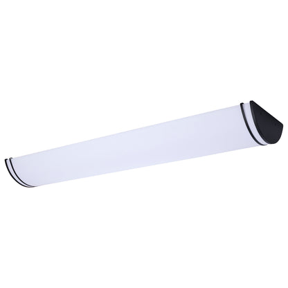 Nuvo 62-1980 Glamour, LED 50 Inch Linear Flush Mount, Black Finish