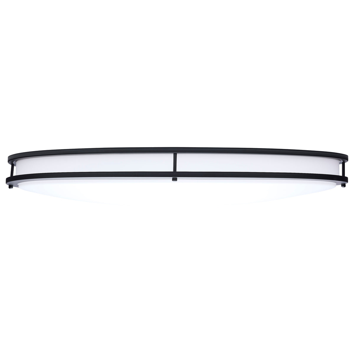 Nuvo 62-1981 Glamour, LED 32 Inch Oval Flush Mount, Black Finish