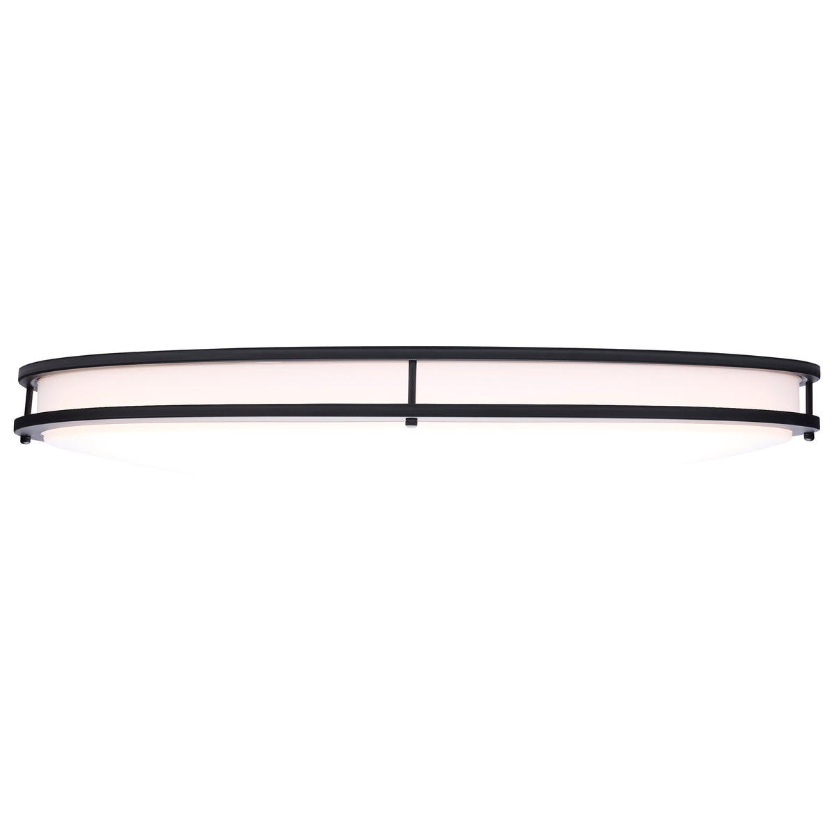 Nuvo 62-1981 Glamour, LED 32 Inch Oval Flush Mount, Black Finish