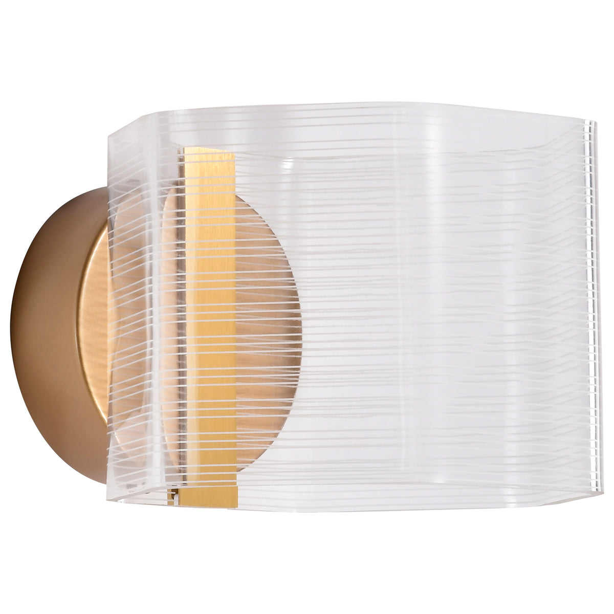 Nuvo 62-2407 Kenzo, LED 1 Light Wall Sconce, Polished Anodized Bronze Finish