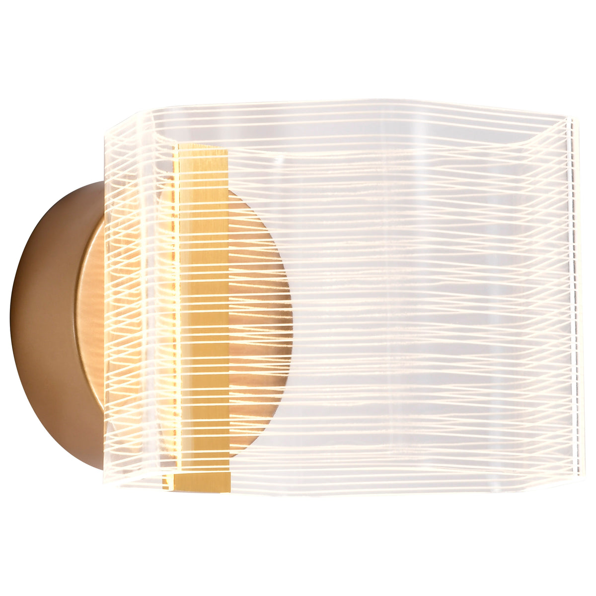 Nuvo 62-2407 Kenzo, LED 1 Light Wall Sconce, Polished Anodized Bronze Finish