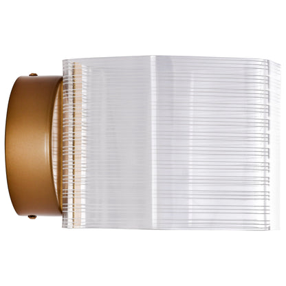 Nuvo 62-2407 Kenzo, LED 1 Light Wall Sconce, Polished Anodized Bronze Finish
