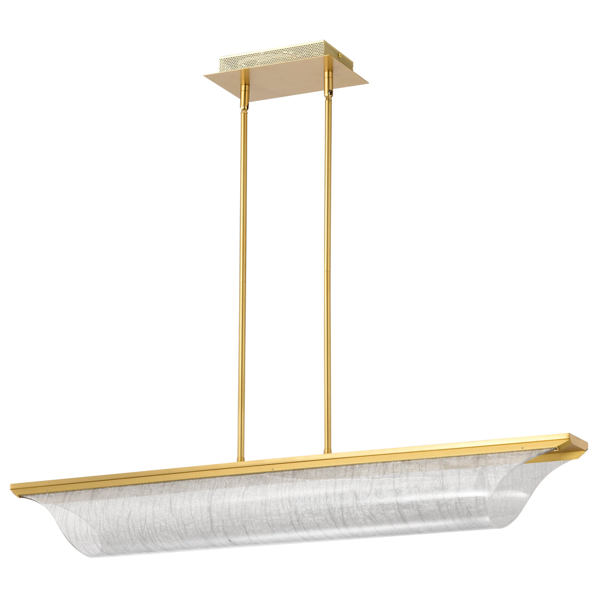 Nuvo 62-2411 Idris, LED Island Pendant, Vintage Brass Finish
