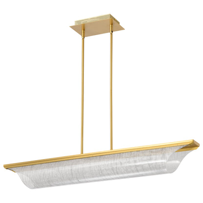 Nuvo 62-2411 Idris, LED Island Pendant, Vintage Brass Finish