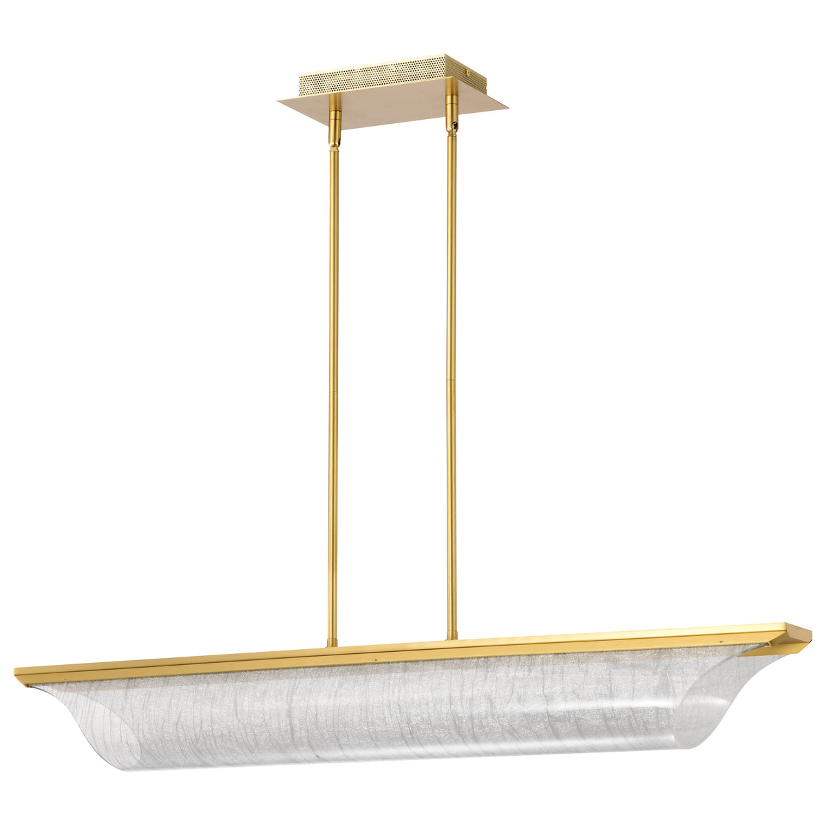 Nuvo 62-2411 Idris, LED Island Pendant, Vintage Brass Finish
