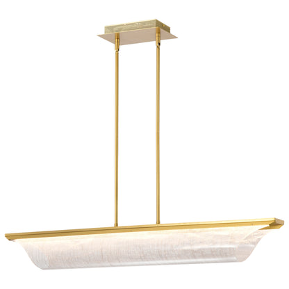 Nuvo 62-2411 Idris, LED Island Pendant, Vintage Brass Finish