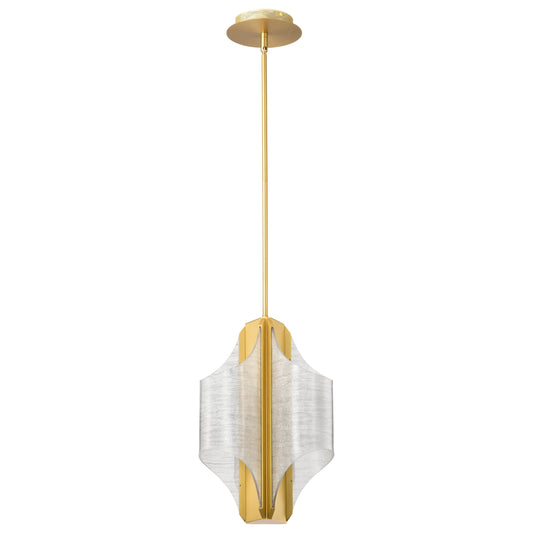 Nuvo 62-2413 Idris, LED 3 Light Pendant, Vintage Brass Finish