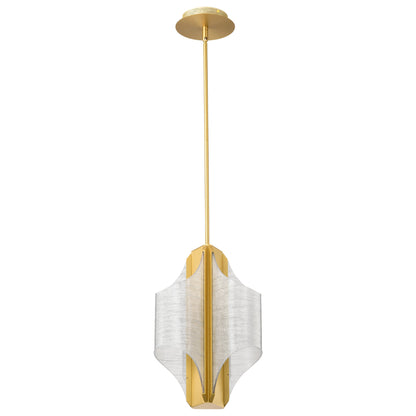 Nuvo 62-2413 Idris, LED 3 Light Pendant, Vintage Brass Finish