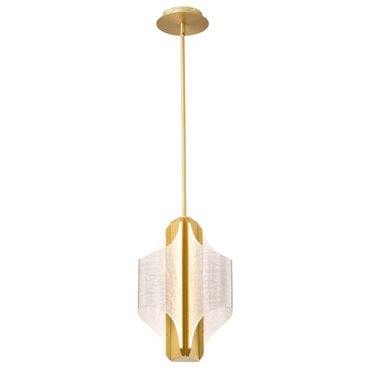 Nuvo 62-2413 Idris, LED 3 Light Pendant, Vintage Brass Finish