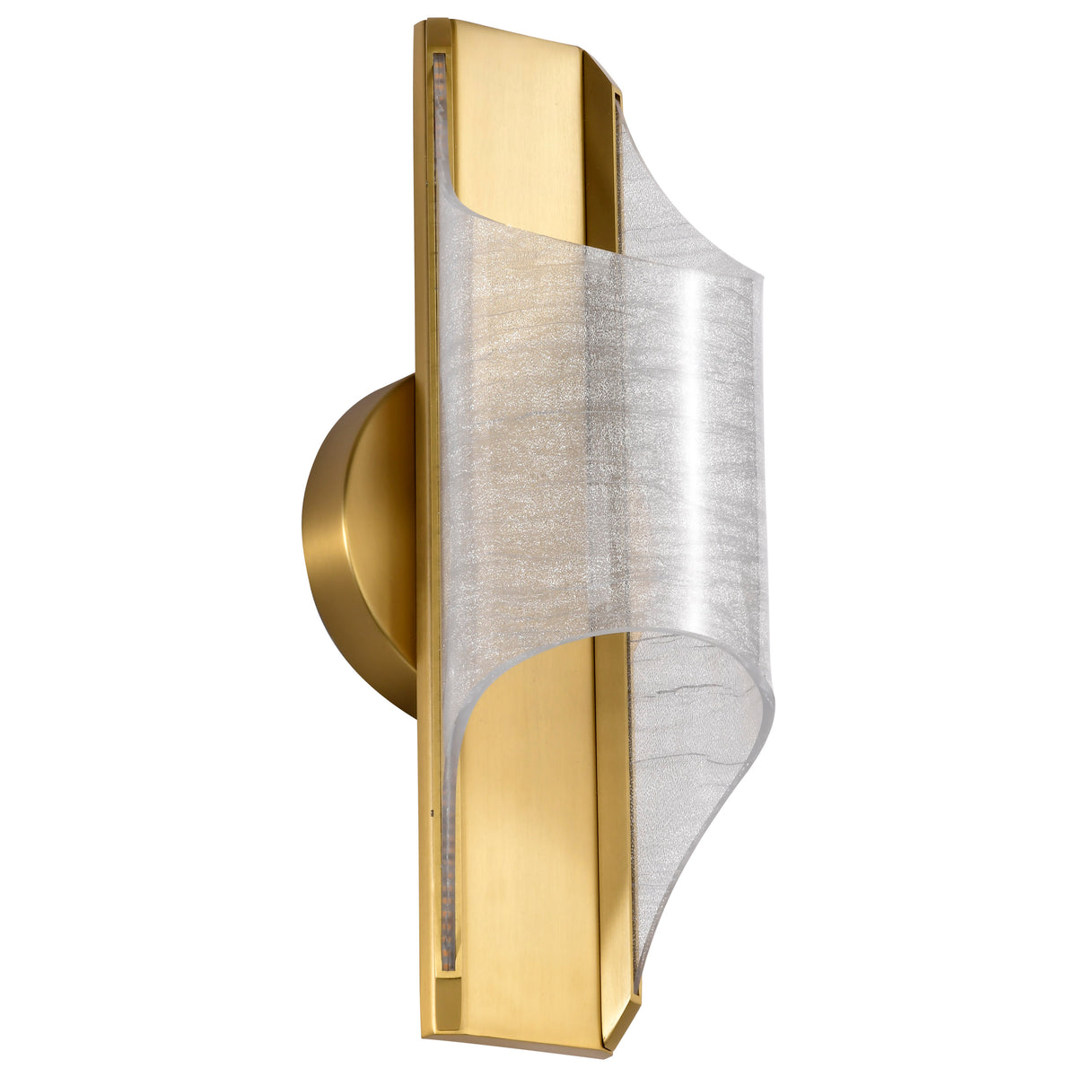 Nuvo 62-2414 Idris, LED 1 Light Wall Sconce, Vintage Brass Finish