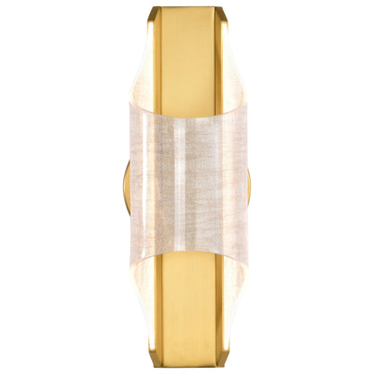 Nuvo 62-2414 Idris, LED 1 Light Wall Sconce, Vintage Brass Finish