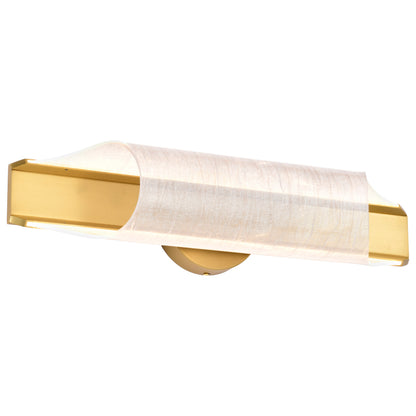 Nuvo 62-2415 Idris, LED 3 Light Wall Sconce, Vintage Brass Finish