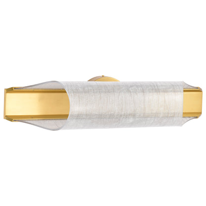 Nuvo 62-2415 Idris, LED 3 Light Wall Sconce, Vintage Brass Finish