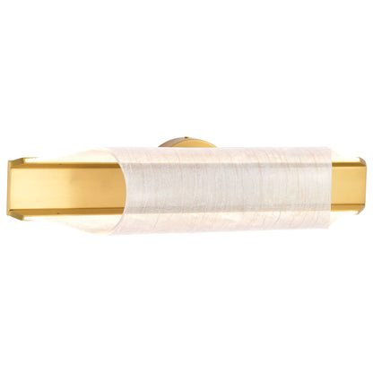 Nuvo 62-2415 Idris, LED 3 Light Wall Sconce, Vintage Brass Finish